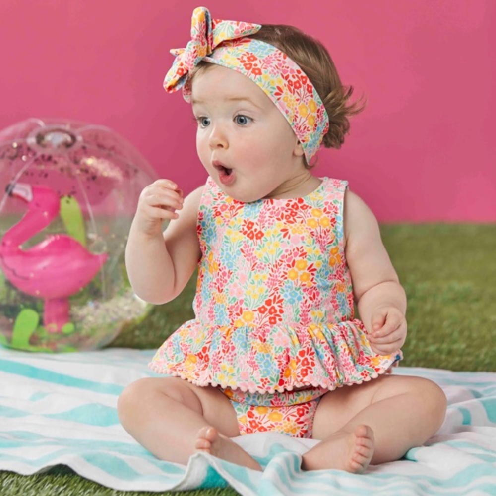 Mud Pie Swim Suit reversible